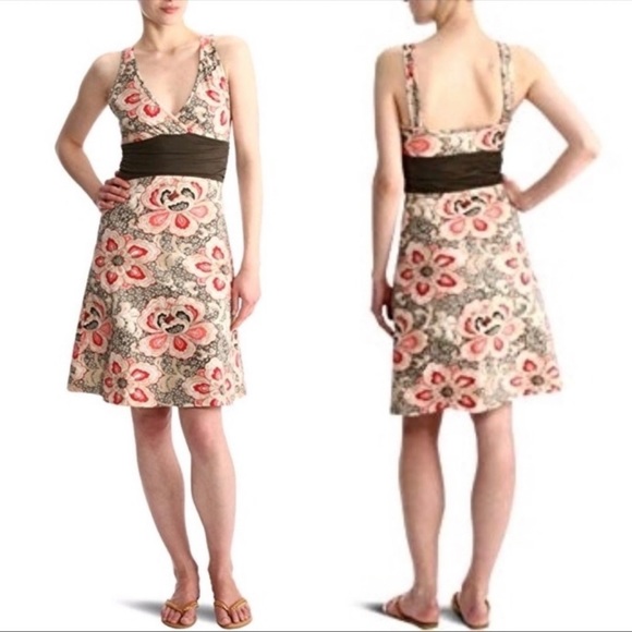 PATAGONIA • “Margot” Sleeveless V-Neck Organic Cotton Floral Dress - Size S - Picture 4 of 16